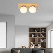 Antik mässing taklampa - PlafondLjus