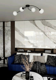 Elegant svart taklampa - PlafondLjus