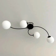 Elegant svart taklampa - PlafondLjus