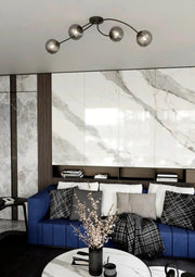 Elegant svart taklampa - PlafondLjus