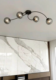 Elegant svart taklampa - PlafondLjus