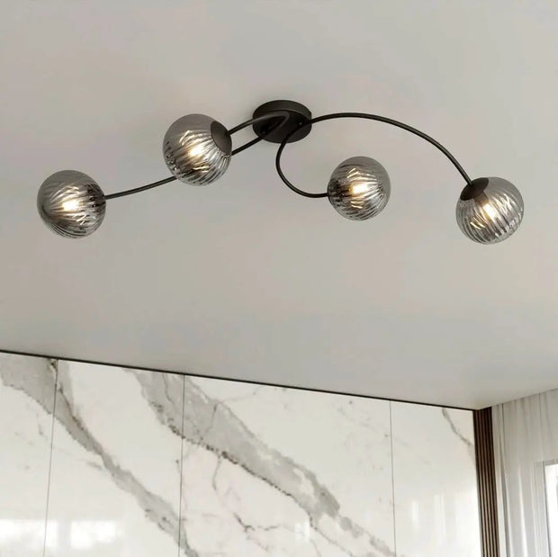 Elegant svart taklampa - PlafondLjus