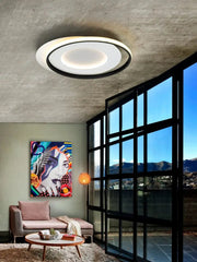 Svart LED taklampa i modern stil - PlafondLjus