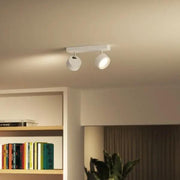 Plafond 2 LED-spotlights vit 2700K IP20 - PlafondLjus