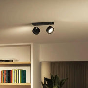 Plafond 2 LED-spotlights vit 2700K IP20 - PlafondLjus