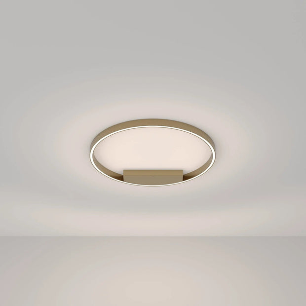 Plafond LED för matsal 4000K mässing Ø60 cm - PlafondLjus