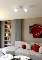 Svart glastaklampa Vardagsrum - PlafondLjus