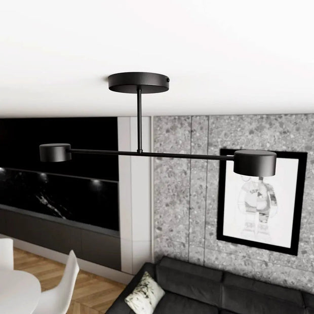 Plafond vit för kontor med 2 LED 4000K 1800 lm - PlafondLjus