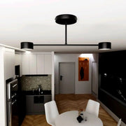 Plafond vit för kontor med 2 LED 4000K 1800 lm - PlafondLjus