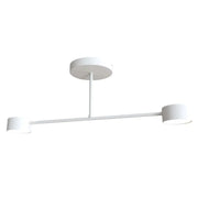 Plafond vit för kontor med 2 LED 4000K 1800 lm - PlafondLjus