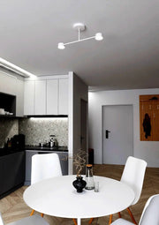 Plafond vit för kontor med 2 LED 4000K 1800 lm - PlafondLjus