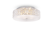 Rund lyxig LED-plafond med diamantdesign för vardagsrum - PlafondLjus