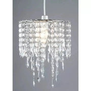 Lyxig plafondlampa regn av kristaller Vardagsrum 40cm - PlafondLjus