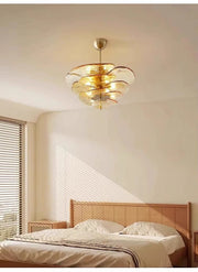 Modern taklampa för vardagsrum i glas - PlafondLjus