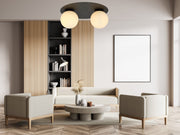 Rund taklampa design - PlafondLjus