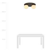 Rund taklampa design - PlafondLjus