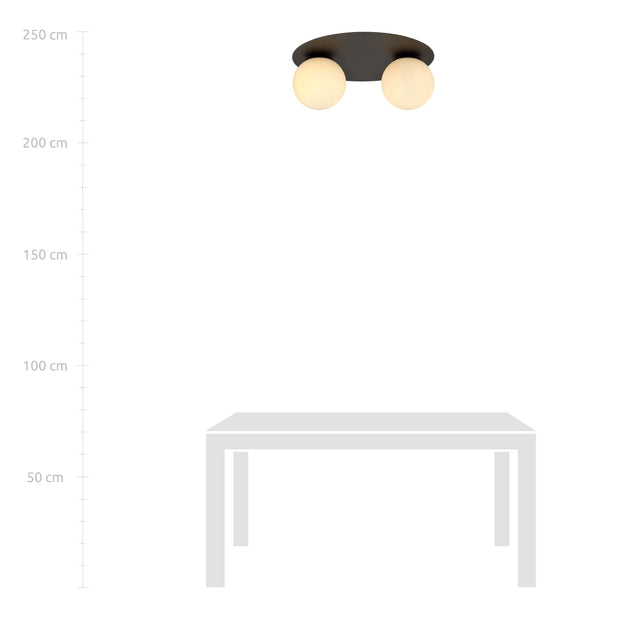 Rund taklampa design - PlafondLjus