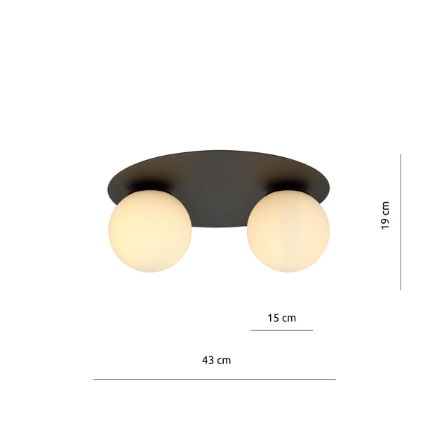 Rund taklampa design - PlafondLjus