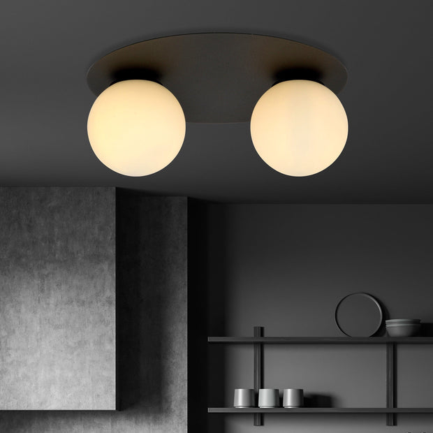 Rund taklampa design - PlafondLjus