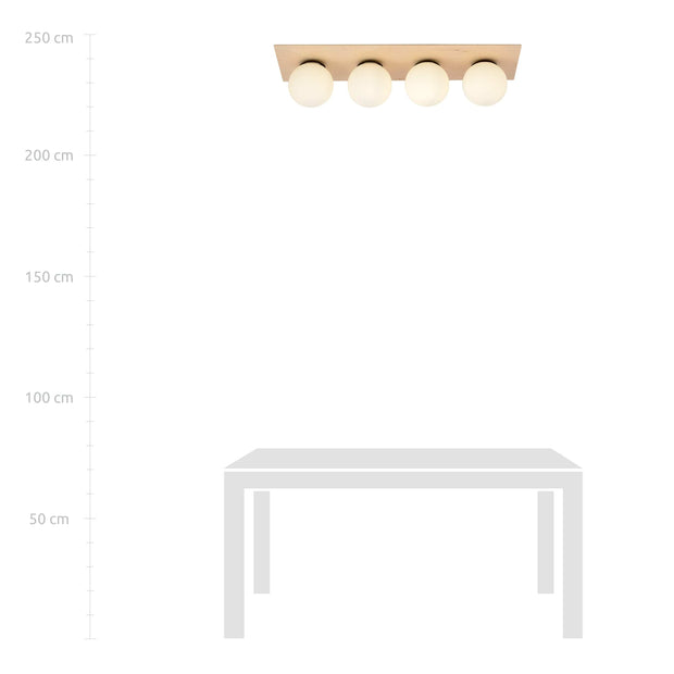 Glasplafondlampa Vardagsrum - PlafondLjus