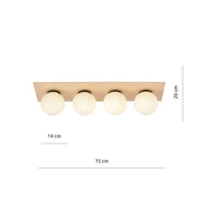 Glasplafondlampa Vardagsrum - PlafondLjus