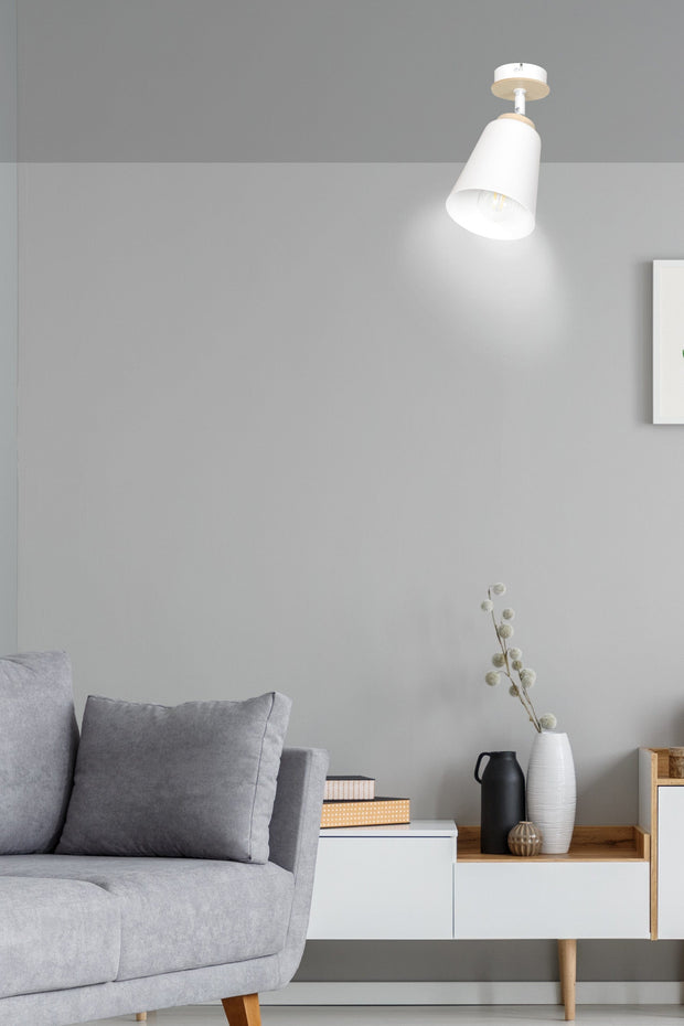 Skandinavisk Taklampa Trä - PlafondLjus