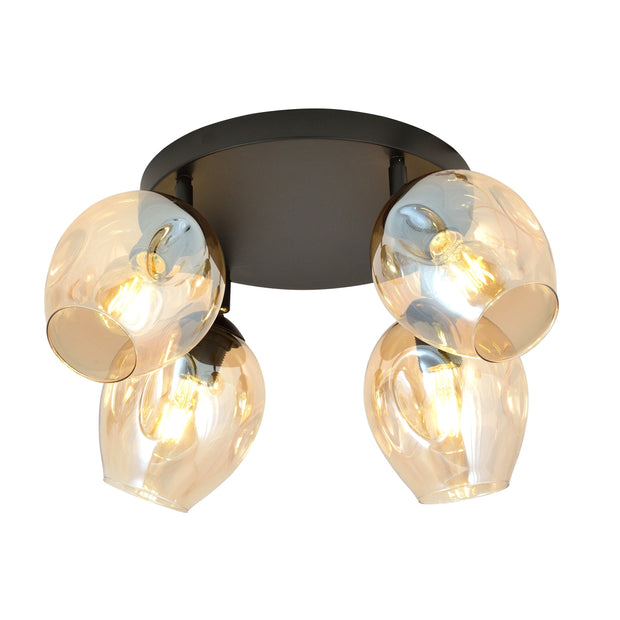 Färgad Glas Taklampa - PlafondLjus