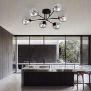 Taklampa Glas Metall - PlafondLjus