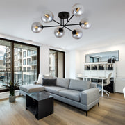 Taklampa Glas Metall - PlafondLjus