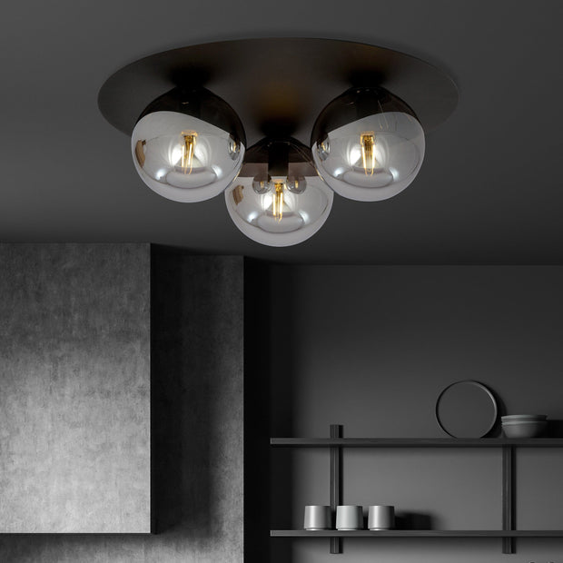 Rund Glas Taklampa - PlafondLjus