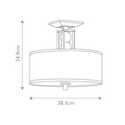 Bruna LED-taklampor - PlafondLjus