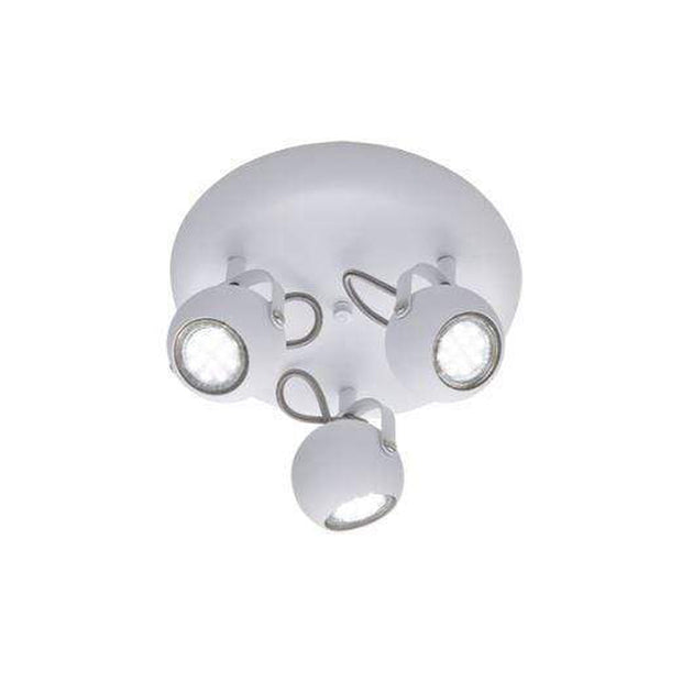 Rund Takplafond 3 Spotlights - PlafondLjus