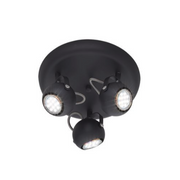 Rund Takplafond 3 Spotlights - PlafondLjus