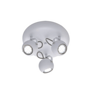 Rund Takplafond 3 Spotlights - PlafondLjus