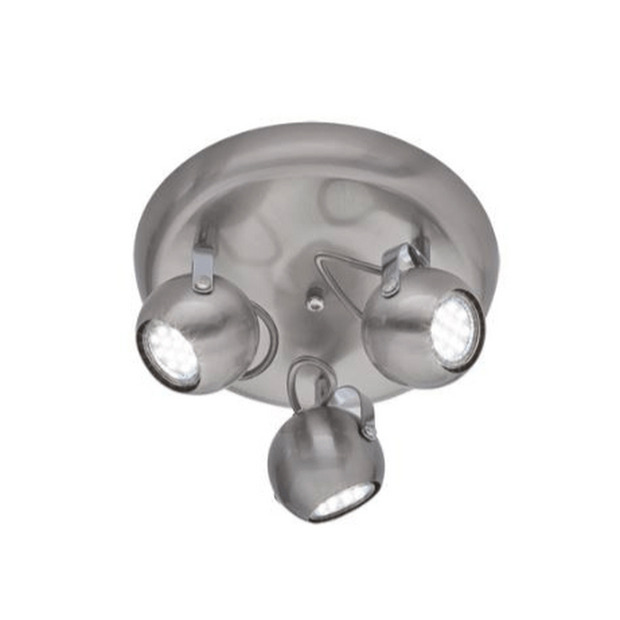Rund Takplafond 3 Spotlights - PlafondLjus